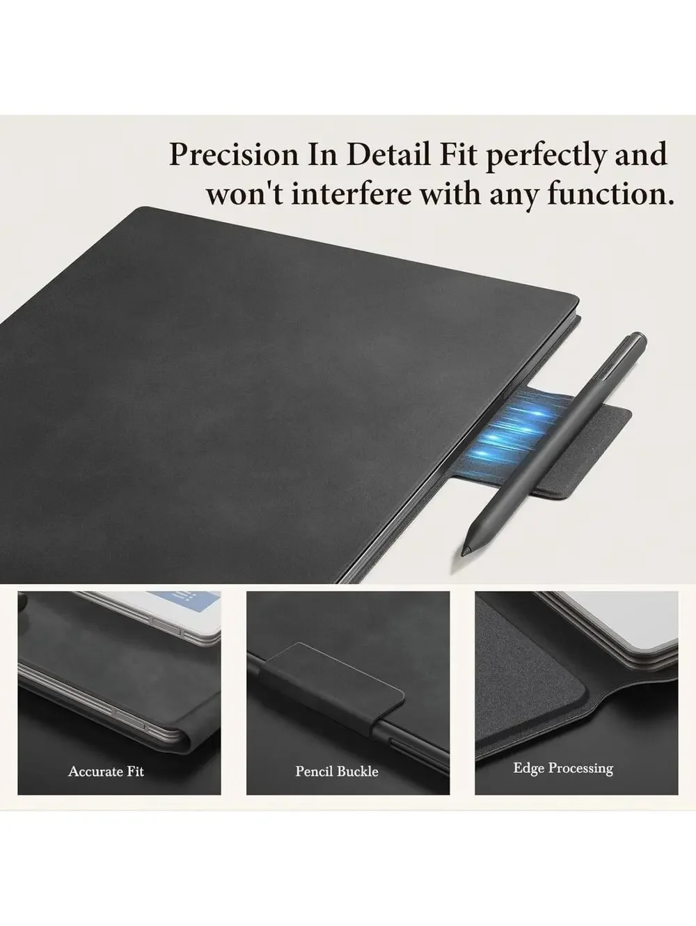 Magnetic Book Folio Cover for Remarkable Paper Pro 11.8 Inch 2024, Support Auto